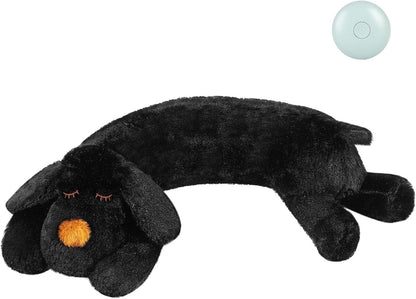 WEOK Heartbeat Puppy Toy, Comfort Cuddler Pillow, Dog Anxiety Relief Calming Aid,Heartbeat Stuffed Toy for Dogs,Puppy Heartbeat Toy Sleep Aid,Dog Heartbeat Toy for Pet18