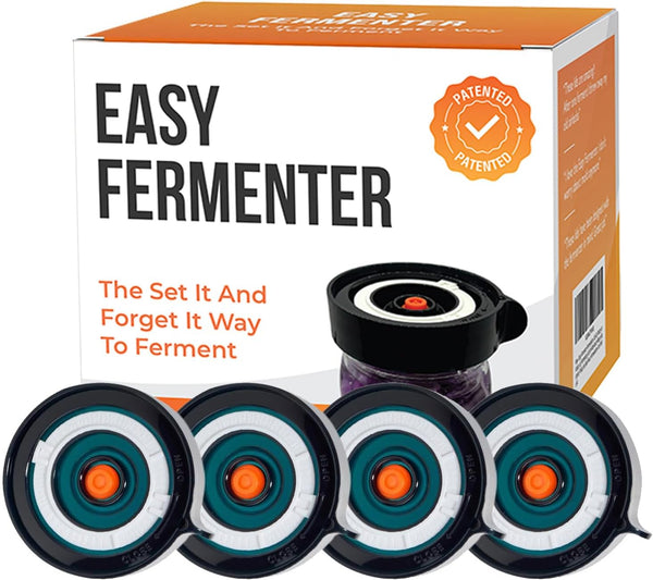 Fermentation Lids Kit, Mason Jar Airlock Lid, Fermenting Lids for Wide Mouth Mason Jars, Kimchi, Pickle, and Sauerkraut Fermentation, Pack of 41