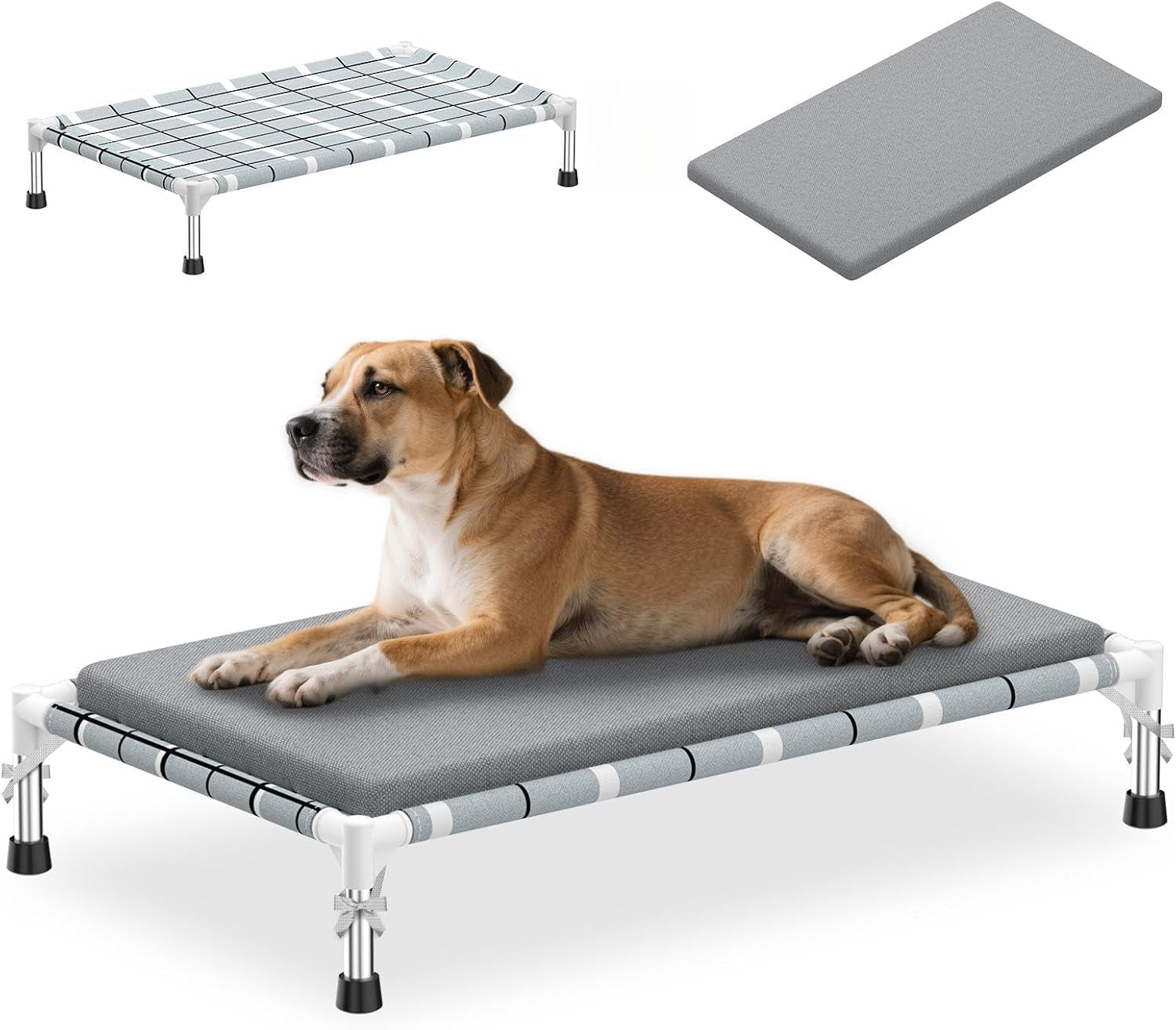 elevated-dog-bed-raised-cooling-lifted-dog-cot-for-indoor-outdoor-cooling-breathable-outside-portable-dog-hammock-bed-for-small-pet-non-slip-feet-stainless-steel-frame