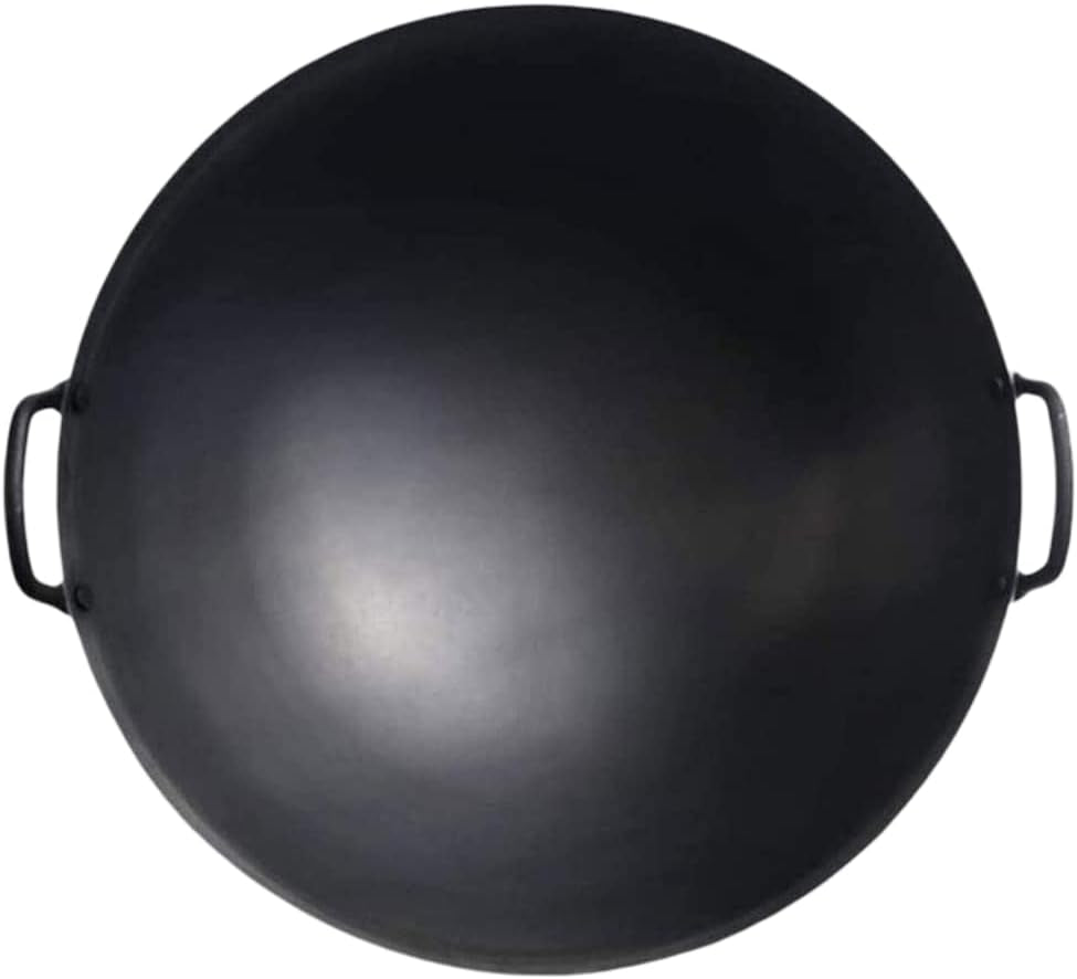 cast-iron-wok-for-stir-frys-and-sautees-heavy-duty-non-stick-iron-chinese-wok-or-stir-fry-skillet-cookware-oven-broiler-kitchen-deep-fryer-restaurant-chef-quality-pot-diameter-53-cm