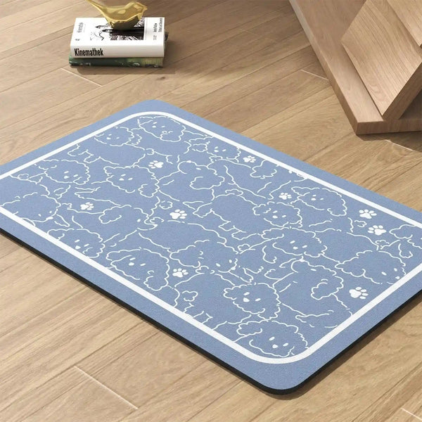 PADOOR Pet Feeding Mat-Absorbent Dog Mat for Food and Water Bowl-No Stains Easy Clean Dog Food Mat-Quick Dry Water Dispenser-Puppy Supplies Accessories20