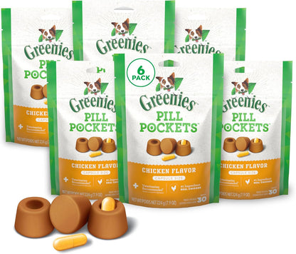 Greenies Pill Pockets Large Size Dog Treats, Peanut Butter, 15.8 Oz | Vet-Recommended, Capsule Size, Low Calorie, Odor Masking, Stress- and Mess-Free Medication Experience25