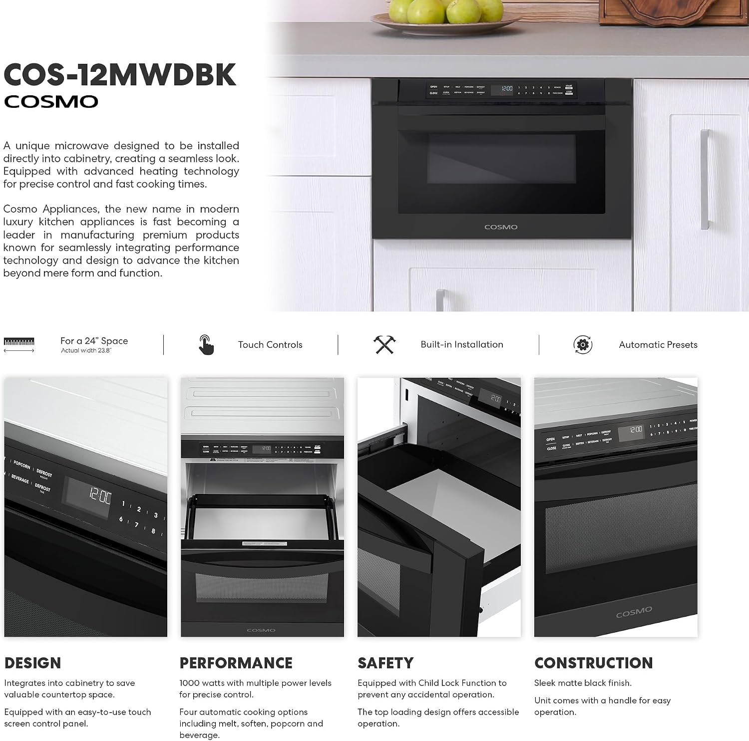 24-in-haven-collection-1-2-cu-ft-built-in-microwave-drawer-matte-black-cos-12mwdbk-touch-controls-11-power-levels-1000w-child-lock-function-defrost-functions-automatic-presets