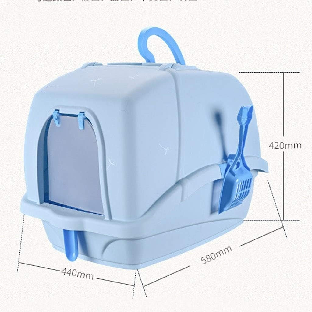 dog-potty-training-toilet-cat-litter-basin-fully-enclosed-shovel-box-luxury-xl-splash-toilet-potty-pet-suppliespink