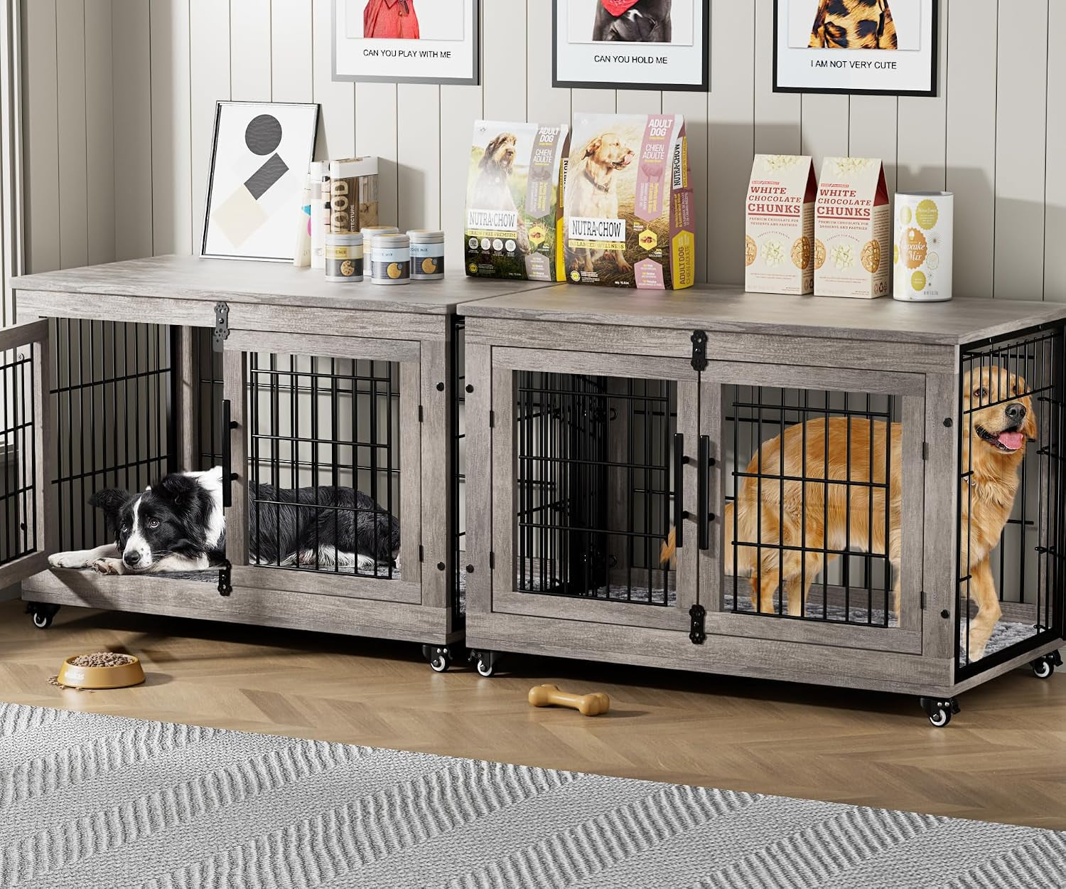 medium-dog-crate-furniture-32-heavy-duty-kennel-w-cushion-wheels-grey-double-doors-wooden-dog-cage-chew-resistant-end-table-decorative-27-32-38-44-options-indoor