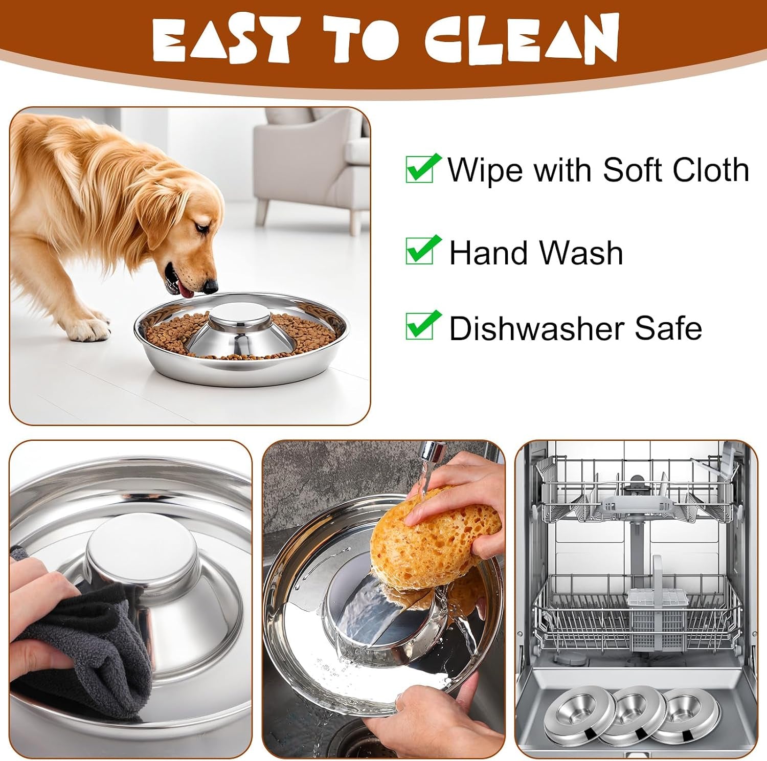 4-pcs-stainless-steel-puppy-bowls-10-2-inch-silver-multiple-puppy-feeding-station-non-skid-dog-food-and-water-bowls-for-weaning-litter-feeding-and-slow-feeder-use