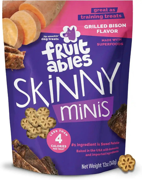 Fruitables Skinny Mini Dog Treats, Training Treats, Bacon & Apple, 12Oz | Healthy Dog Treats, Crunchy Dog Biscuits, Healthy Puppy Treats, Limited Ingredient, Training Rewards, Made in USA17