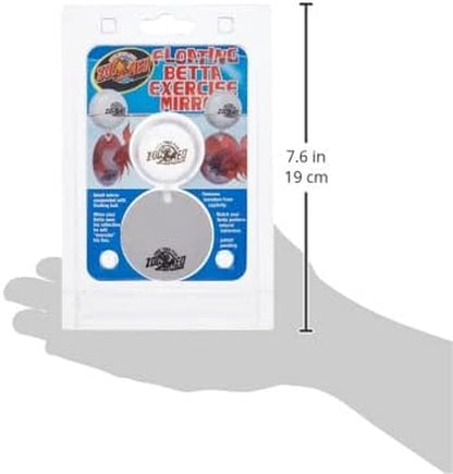 Zoo Med Floating Betta Exercise Mirror White 2 Oz.3