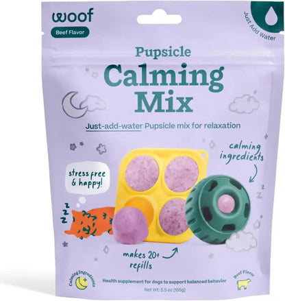 WOOF Dog Pupsicle Mix - Easy-To-Make DIY Pupsicle Refills - Tasty, Healthy Pupsicle Mix - Wholesome Ingredients - Long-Lasting Treats for Dogs - Bacon and Cheese Mix11
