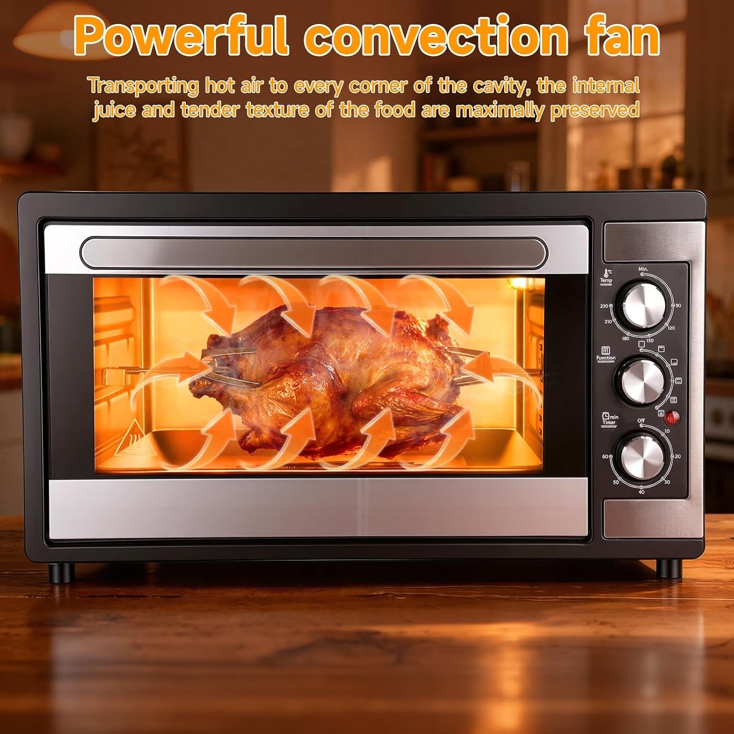 extra-large-46l-convection-oven-9-in-1-countertop-toaster-oven-with-baking-pan-and-air-fry-rack-8-slice-60-min-timer-bake-broil-toast-keep-warm-stainless-steel-46l