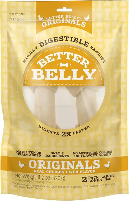 Better Belly Proteins with Real Lamb Twists, Digestible Rawhide for Dogs, 25 Count13