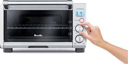 Breville BOV650XL Compact Smart Oven, Brushed Stainless Steel | Evenly Bake, Toast, Broil and More with This Versatile Small Countertop Oven and Toaster Offering 8 Cooking Functions2