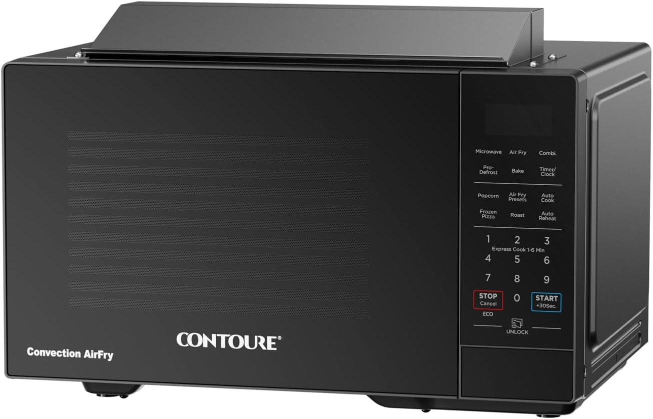 air-fry-convection-microwave-0-9-cu-ft-black-900w-microwave-with-1200w-grill-and-convection-cooking-led-touch-controls-10-5-in-turntable-trim-kit-sold-separately