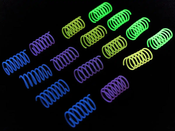 Fashion'S Talk 12PCS Glow-In-The-Dark Springs Cat Toys for Indoor Cats,Jelly Color Interactive Play Kitten Toys for Chase and Exercise7