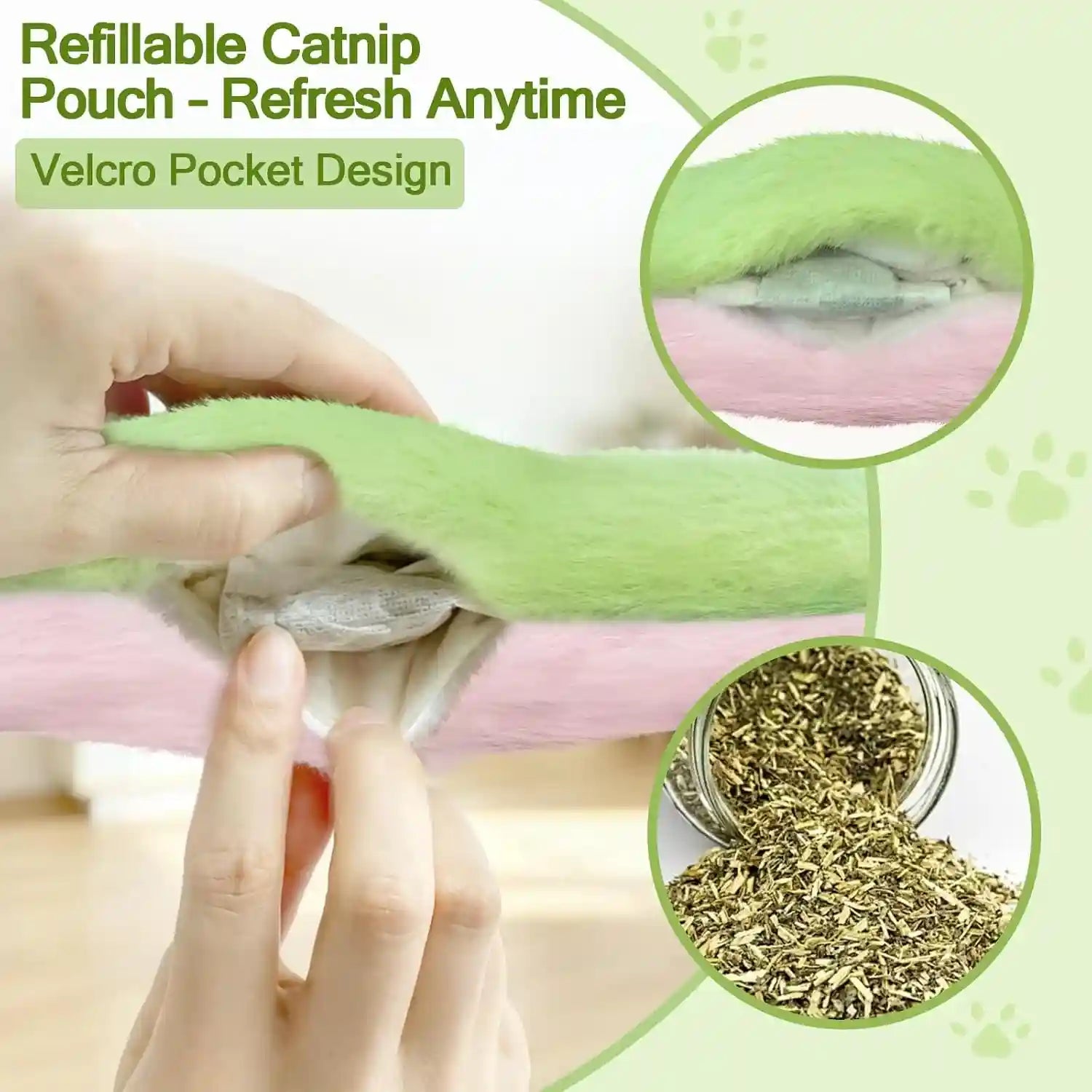 retro-shaw-refillable-catnip-cat-kicker-toys-pillows-10-1-inches-crinkle-sound-safe-and-durable-for-indoor-cats-soft-plush-boredom-relief-interactive-fun