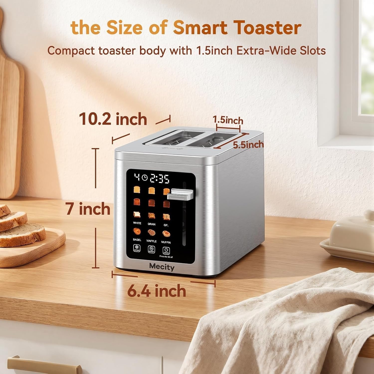 2-slice-toaster-smart-touchscreen-stainless-steel-wide-slot-toasters-defrost-reheat-memory-function-auto-shutoff-digital-electric-bread-toaster-for-bagel-muffin-waffle-120v