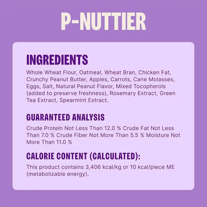 Old Mother Hubbard Wellness P-Nuttier Dog Biscuits, Natural, Training Treats, Peanut Butter Flavor, Mini Size, (20 Ounce Bag)6