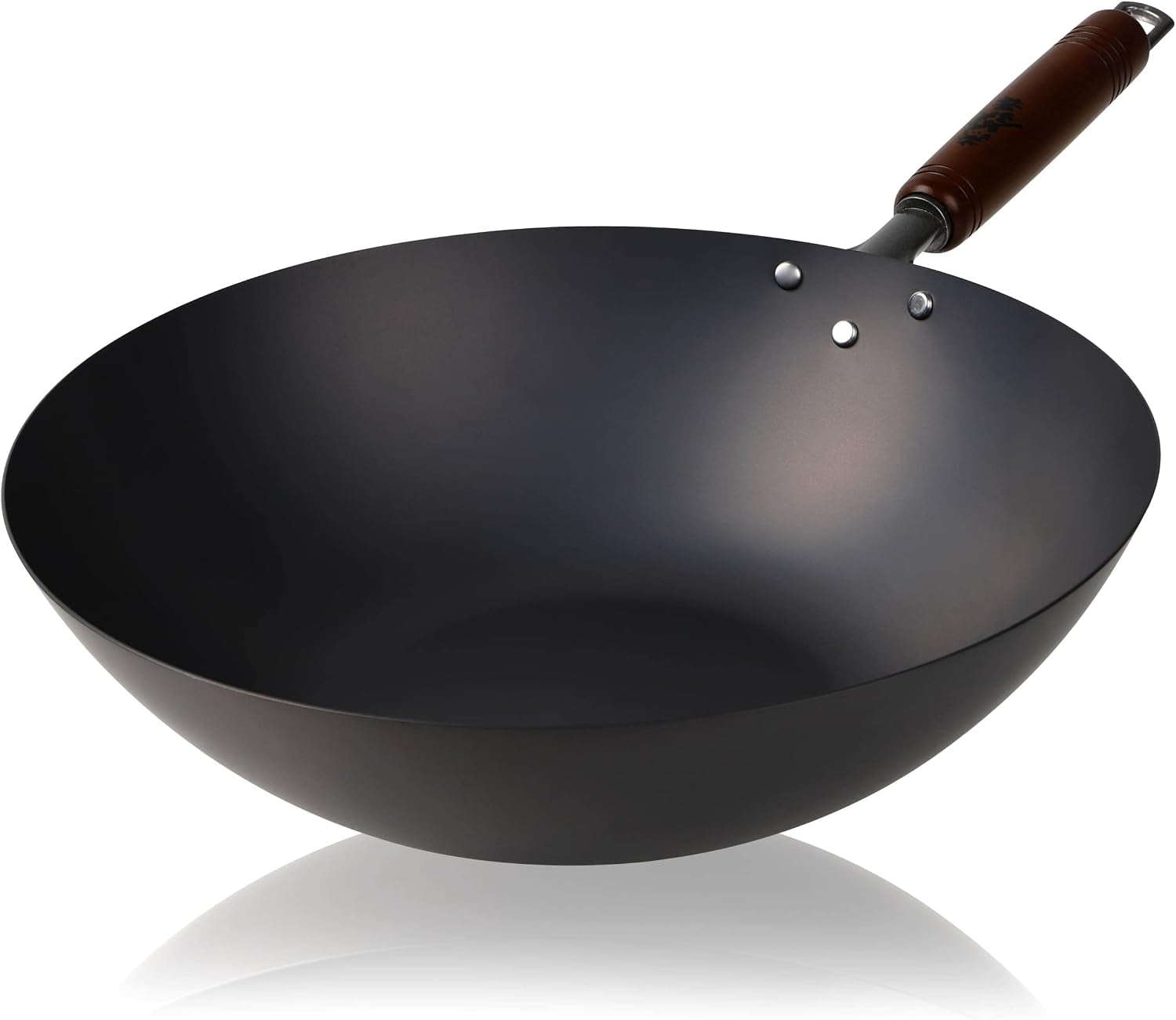 燕鉄器-nitrided-flat-bottom-wok-with-handle-woks-stir-fry-pans-12-99-inch-33cm