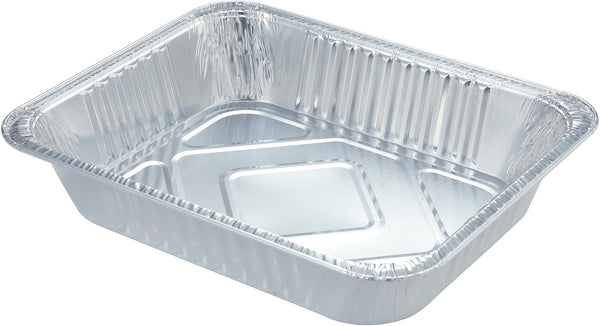 Aluminum Pans 9X13 Disposable Foil Pans (10 Pack) Half Size Deep Steam Table Pans Extra Thick for Baking, Cooking, Roasting, Heating, Serving & Lining Steam-Table Trays4