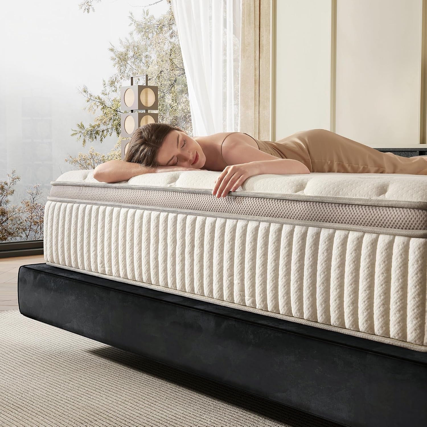 queen-mattress-12-inch-hybrid-queen-mattress-in-a-box-memory-foam-individual-pocket-springs-medium-firm-motion-isolation-ideal-for-all-sleep-positions-certipur-us-certified