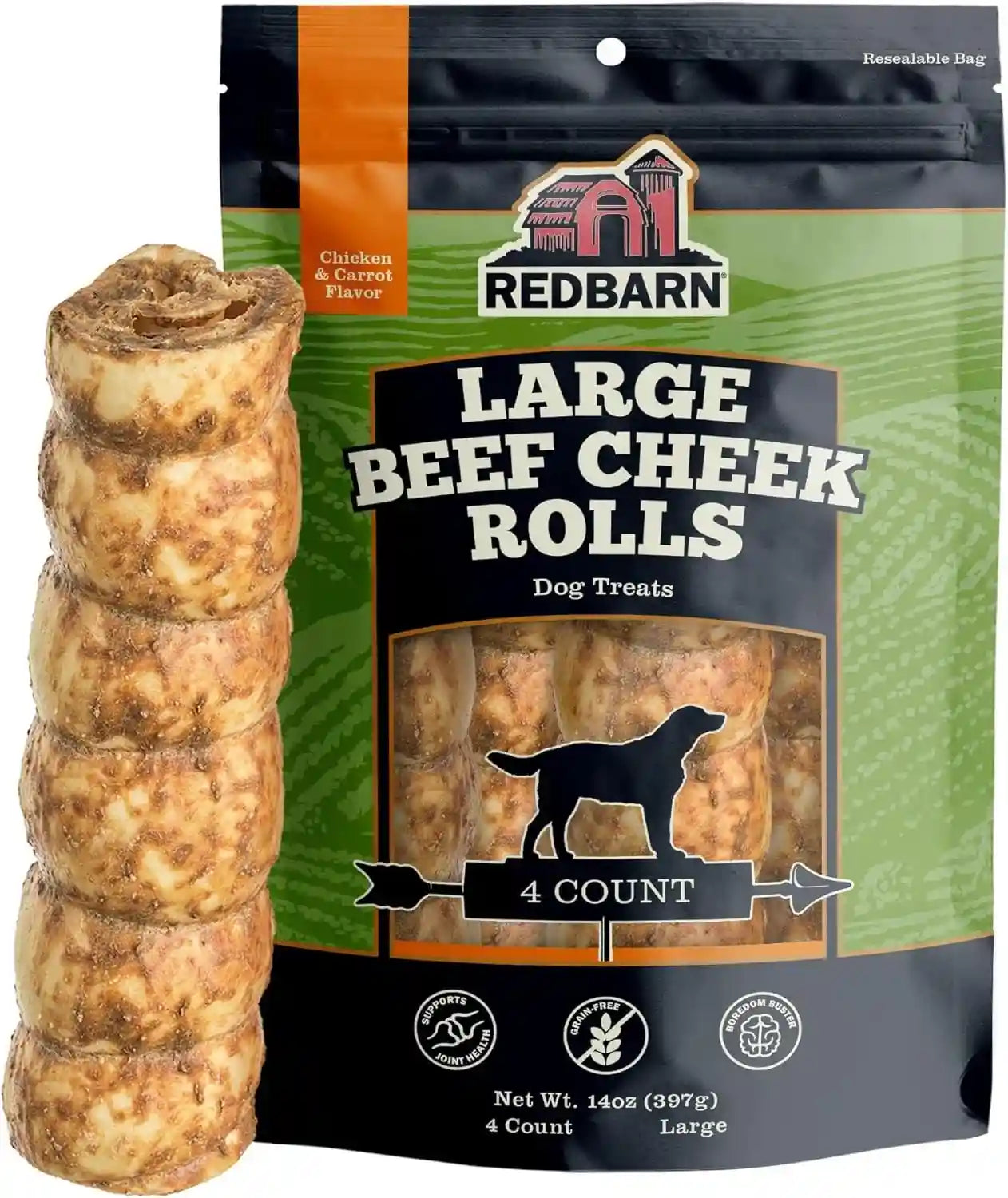 redbarn-pet-products-all-natural-large-beef-cheek-rolls-for-dogs-uncoated-single-ingredient-grain-free-chew-treat-naturally-rich-in-collagen-no-artificial-preservatives-pack-of-4
