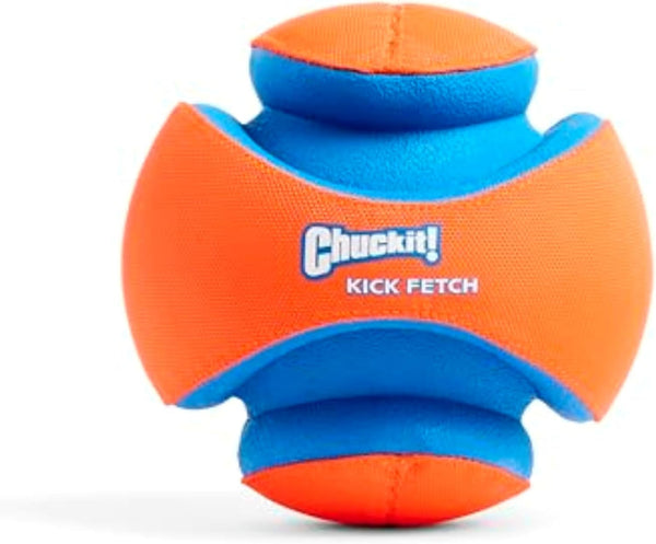 Chuckit! Kick Fetch Ball Dog Toy, Floats in Water, Large 8 Inch Diameter | Durable Rubber and Foam Build, Interactive Play Design, Great for Pool or Lake Sessions, Built for Big Breed Dogs Each Day1