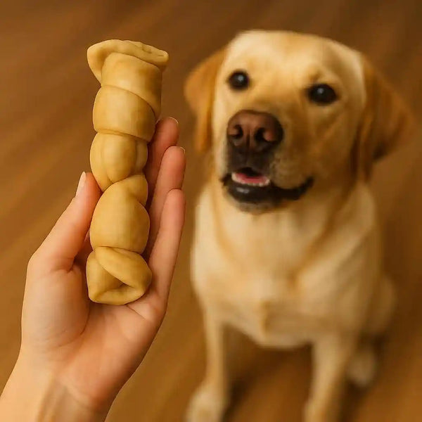 Wild Eats Water Buffalo Retriever Style Cheek Rolls Dog Chews, Pack of 5 | Long Lasting Treats and Bones for Aggressive Gnawing and Large Sized Breeds, Works as a Satisfying Substitute for Pig Ears4