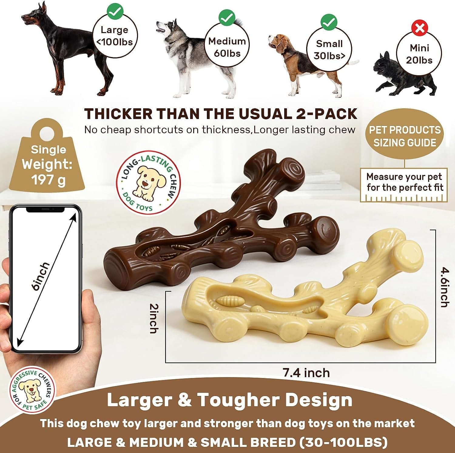 sihrmiu-2-pack-dog-chew-toys-for-aggressive-chewers-boredom-and-stimulating-best-dog-toys-for-medium-large-breed-tough-almost-indestructible-dog-bones-for-teeth-cleaning-and-training
