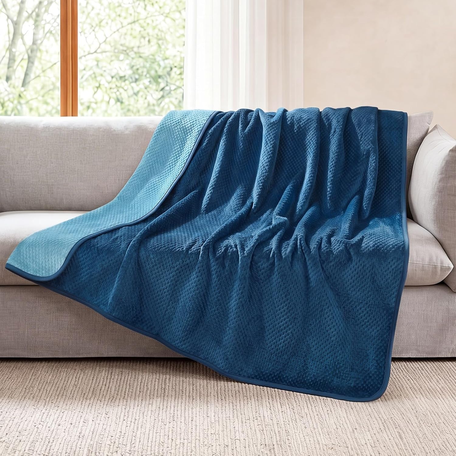 luciphia-waterproof-blanket-for-large-dog-ultra-soft-calming-pet-throw-reversible-warm-fleece-durable-furniture-crate-couch-bed-cover-protector-machine-washable-leakproof-beige-l-65x57
