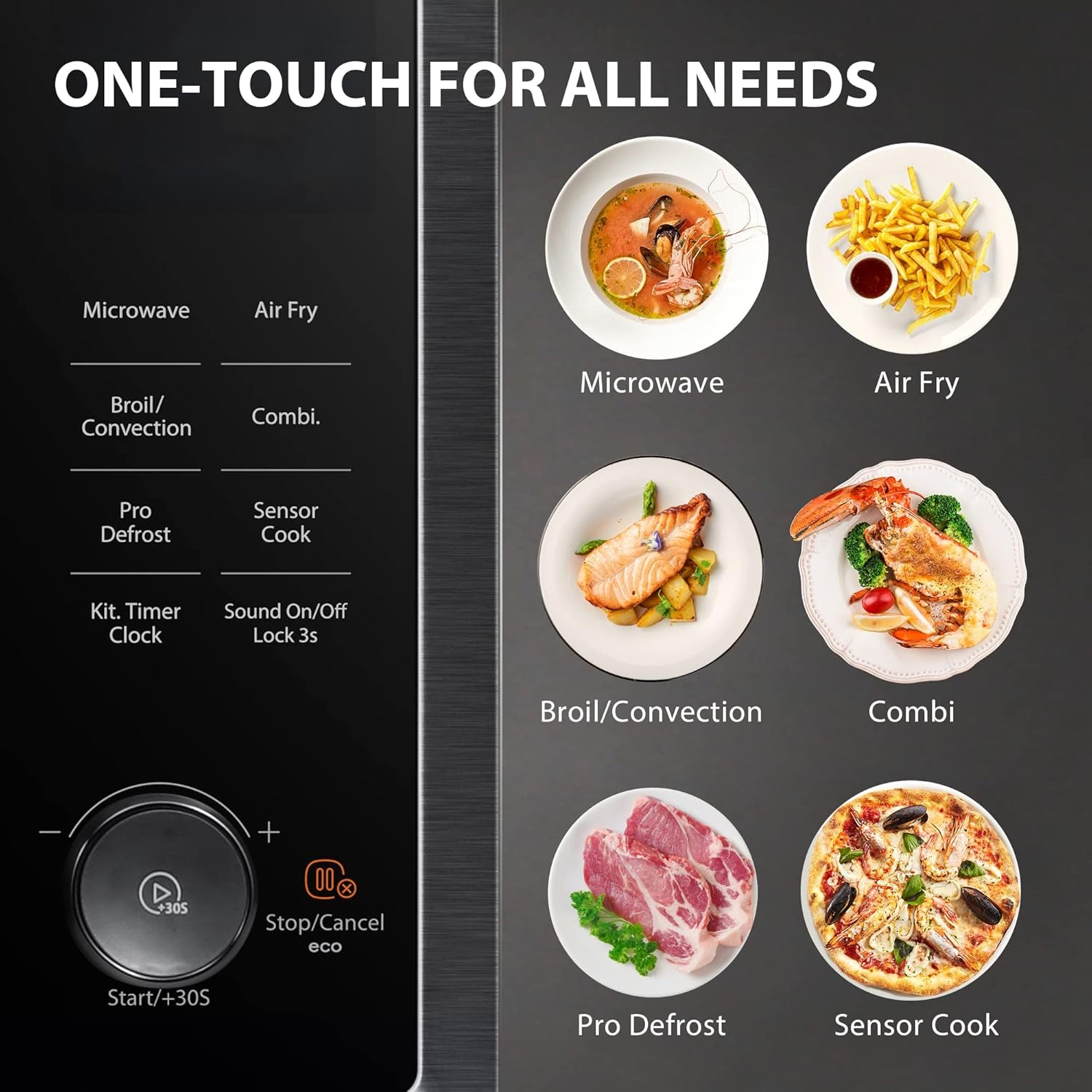 countertop-microwave-oven-air-fryer-combo-inverter-convection-broil-speedy-combi-even-defrost-humidity-sensor-mute-function-27-auto-menu-47-recipes-1-0-cu-ft-30qt-1000w