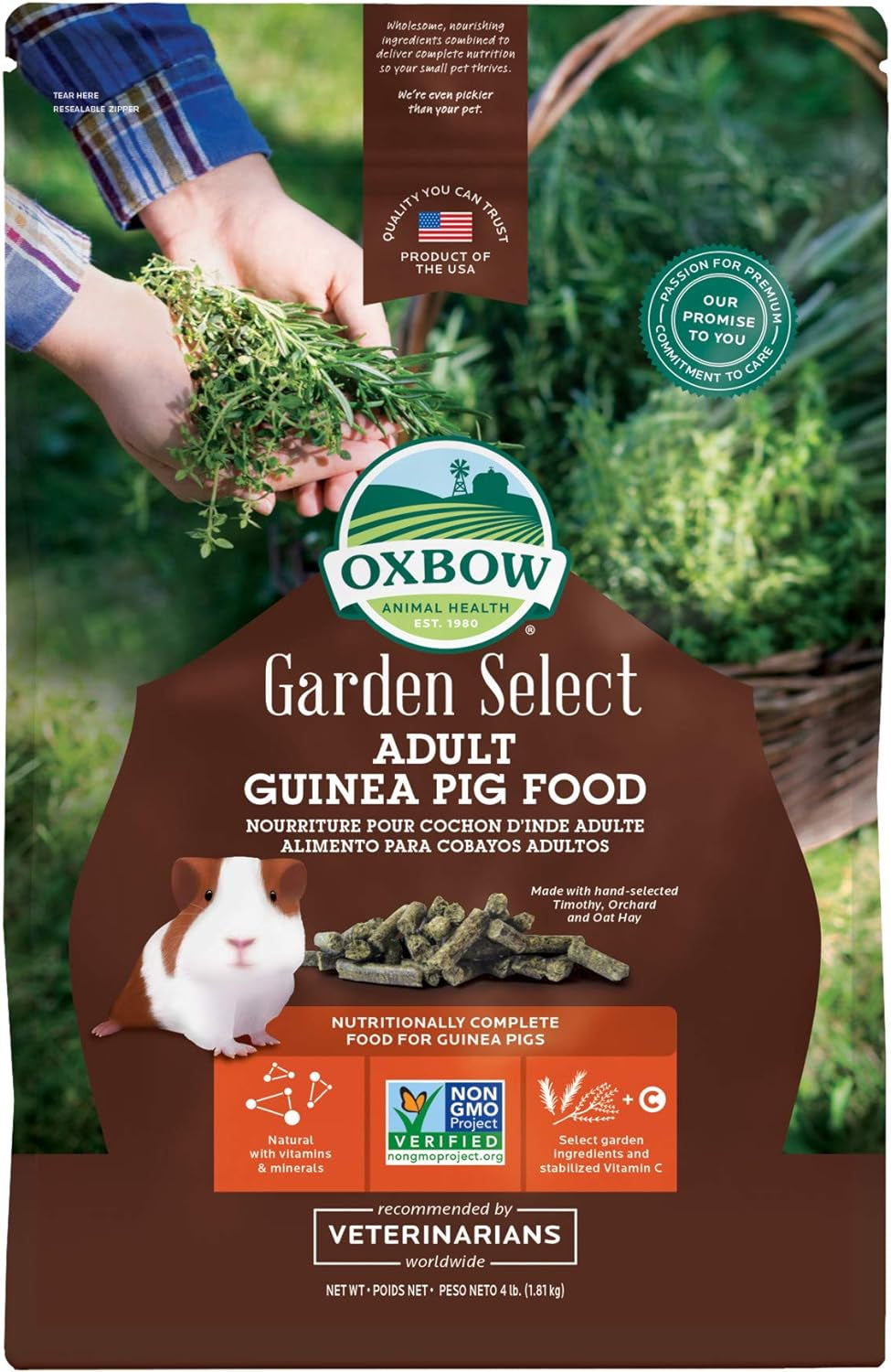 oxbow-garden-select-adult-guinea-pig-food-pellets-with-vitamin-c-8-lb-non-gmo-adult-guinea-pig-pellets-with-timothy-orchard-and-oat-hay-vitamins-and-minerals-high-fiber-made-in-usa