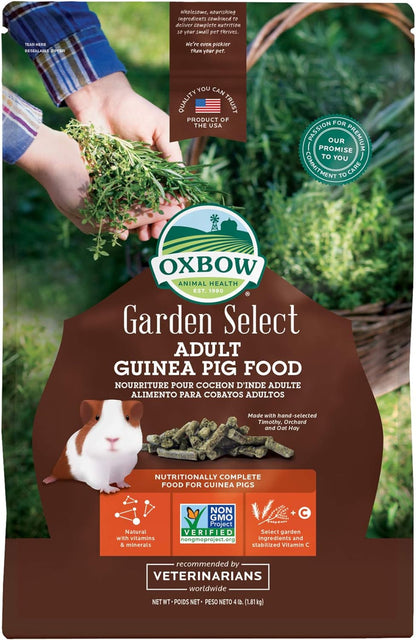 Oxbow Garden Select Adult Guinea Pig Food, Pellets with Vitamin C, 8 Lb | Non-Gmo, Adult Guinea Pig Pellets, with Timothy, Orchard and Oat Hay, Vitamins and Minerals, High Fiber, Made in USA10