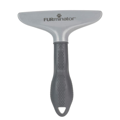 Furminator Dog/Cat Grooming Rake, Grooming Tool, Removes Loose Hair and Tangles, Gray | Removes Loose Hair & Tangles, Rotating Metal Teeth Help Prevent Mats, Use Daily to Maintain a Healthy Coat4