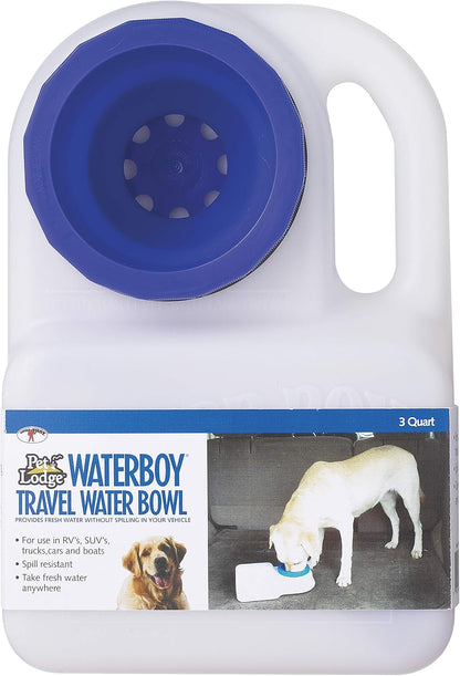 Pet Lodge® on the Go Pet Waterer | Water Boy Travel Tank Pet Waterer | for Cars, Rvs and on the Go | 3 Quarts1