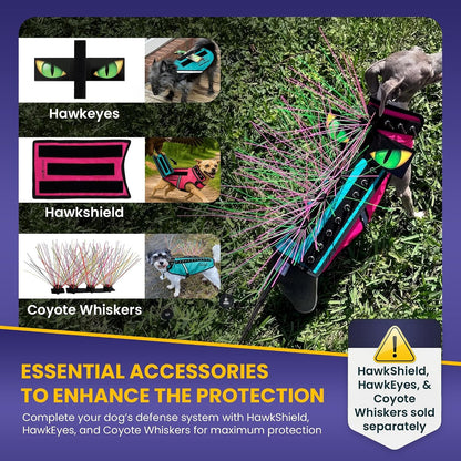 Coyotevest Dog Harness, Stab-Resistant Coyote Vest, Small, Neon Pink | Reflective Stab-Resistant Vest Helps Protect Small Dogs from Coyotes, Aggressive Dogs and Birds of Prey, Made in the USA9