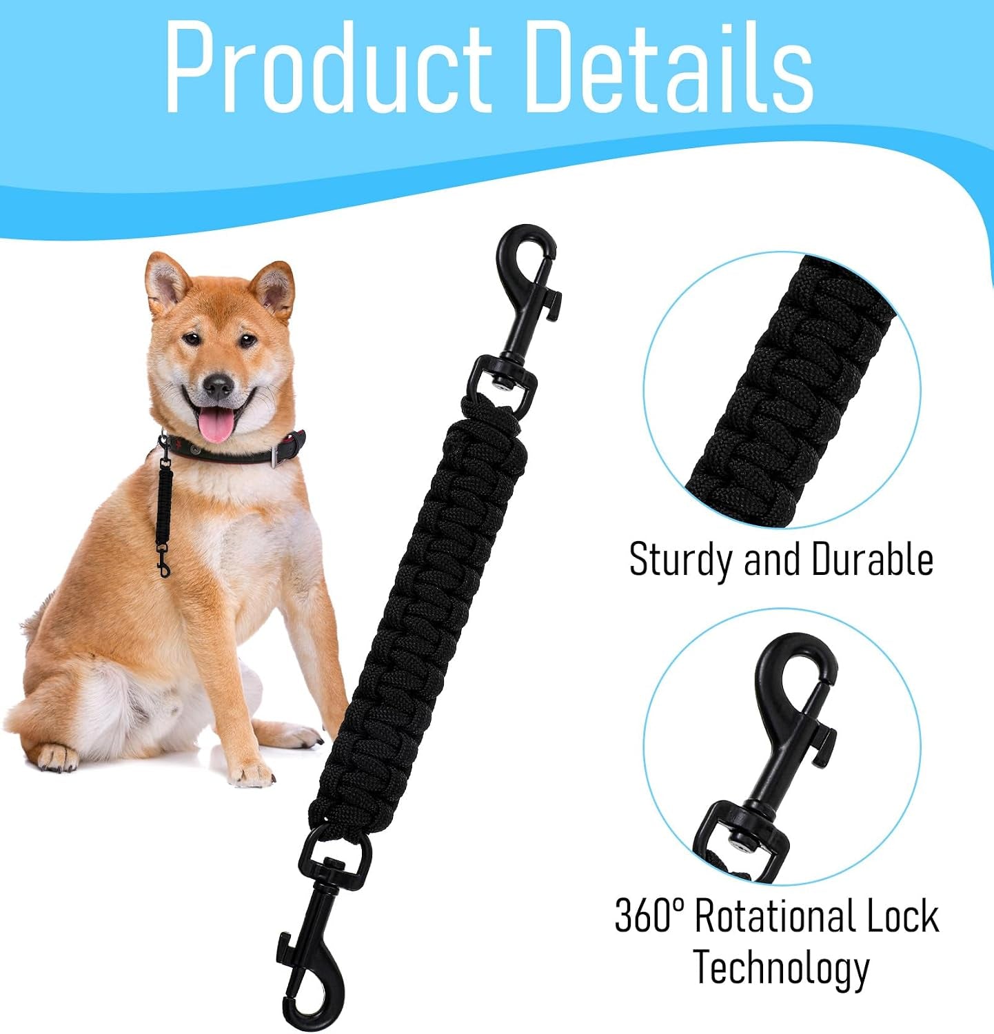 prong-collar-for-dogs-pinch-collar-for-dogs-with-double-ended-clasp-handmade-secure-connector-for-prongs-pinch-collars-leash-harness-accessories-black