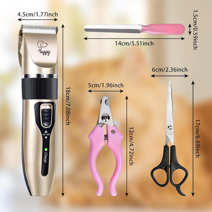 Dog Clippers for Grooming, Low Noise, Electric Quiet, Adjustable Clipper Comb for Dog Grooming Kit, Cat Supplies Pet Hair Clippers Grooming Kit for Dogs at Home6