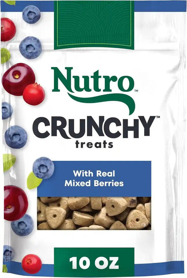 Nutro Crunchy Dog Treats with Real Peanut Butter, 16 Oz | 5 Calories per Treat, Natural Ingredients, No Corn, Wheat, Soy Protein, Low Calorie, Quality Protein, Ideal for Training16