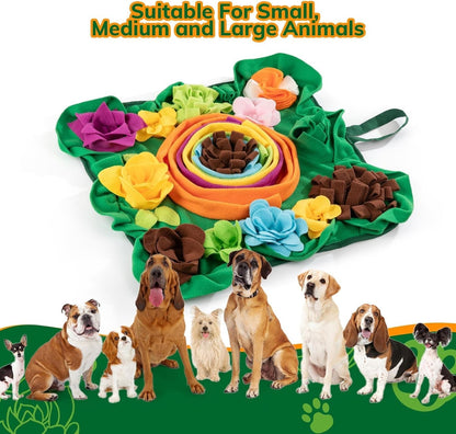 Snuffle Mat for Dogs -Interactive Dog Toys to Keep Them Busy | Puppy Puzzle Slow Feeder Treat| Dog Lick Mat Enhancement4