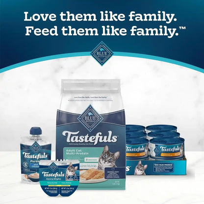 Blue Buffalo Tastefuls Adult Cat Dry Food, Multi-Protein Salmon & Ocean Fish Recipe, 3-Lb. Bag9