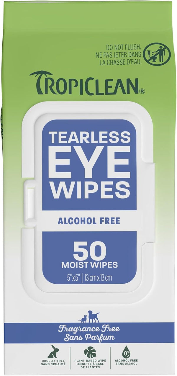 Tropiclean Hypoallergenic Dog Wipes, Fragrance Free, 100Ct | for Dogs, Cats, Puppies & Kittens | Sensitive Skin Safe | Gently Removes Dirt & Dander13