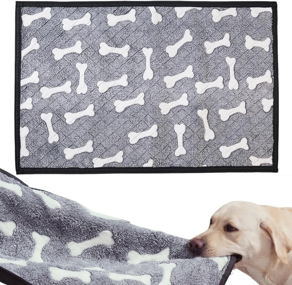 25"X35" Double-Sided Chew Proof Dog Blanket for Sofa Bed Dog Crate | Indestructible Dog Blanket for Aggressive Chewers, Flannel Tear-Resistant & Waterproof Pet Throw Blanket Furniture Protector1