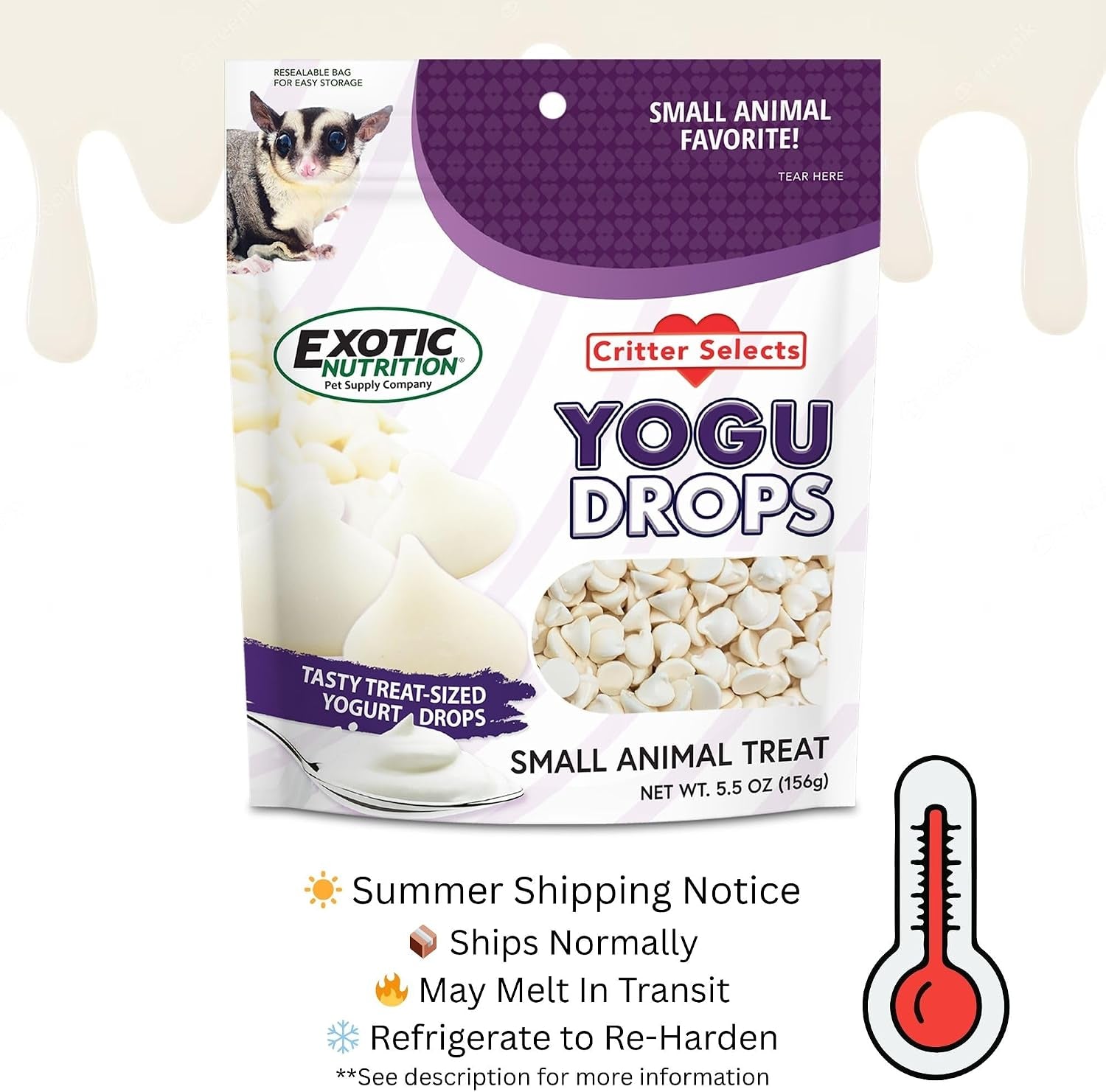 yogu-drops-all-natural-healthy-yogurt-treat-for-sugar-gliders-prairie-dogs-monkeys-squirrels-guinea-pigs-rabbits-chinchillas-rats-marmosets-degus-other-small-pets-5-5-oz