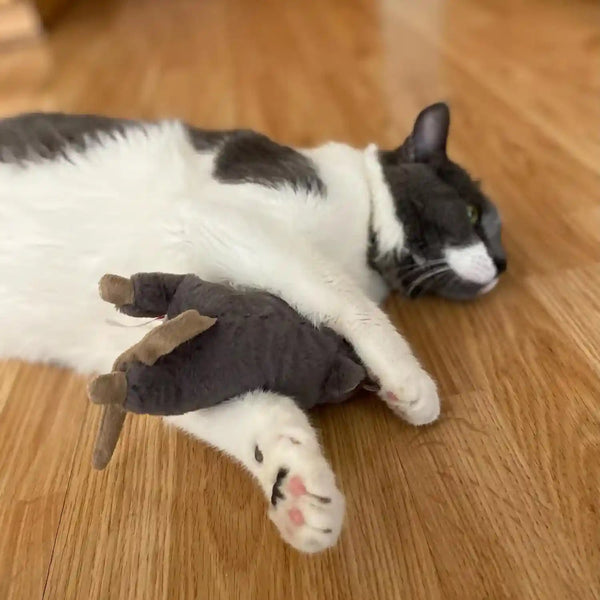 SPOT Big Mouse Bertha Cat Toy with Catnip – Lifelike Plush Mouse, Crinkle Sound, Large 7In Size, for Cuddling, Chasing, Playing – Assorted Colors6