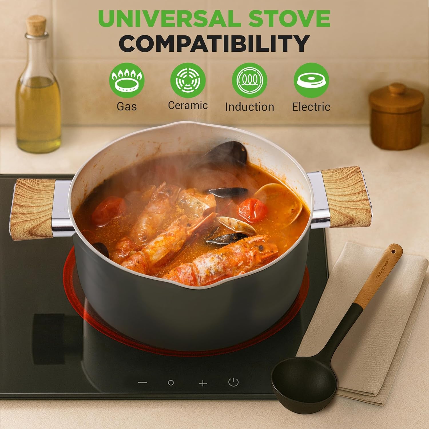14-pc-ceramic-cookware-set-pots-and-pans-set-non-stick-black-induction-safe-cool-touch-handles-even-heat-non-stick-pans-and-pots-dishwasher-safe-includes-spatula-ladle-tong
