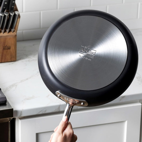All-Clad HA1 Expert Hard Anodized Nonstick Cookware Set (10 Piece) Pots, Frying Pans, Dishwasher-Safe, Oven-Safe up to 500°F Compatible with All Stovetops (Gas, Electric & Induction) - Black12