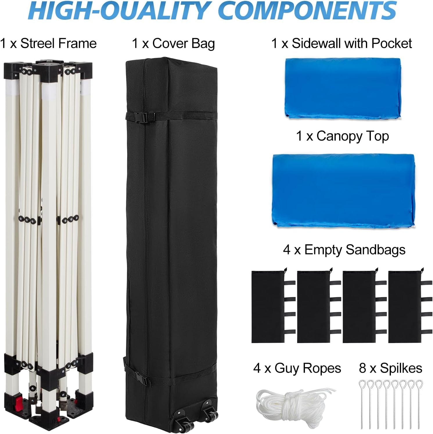 10x10-pop-up-canopy-tent-1-button-push-setup-canopy-tent-with-1-sidewall-adjustable-height-instant-portable-shelter-portable-roller-bag-easy-outdoor-sun-shade-for-events-4-weight-bags-blue