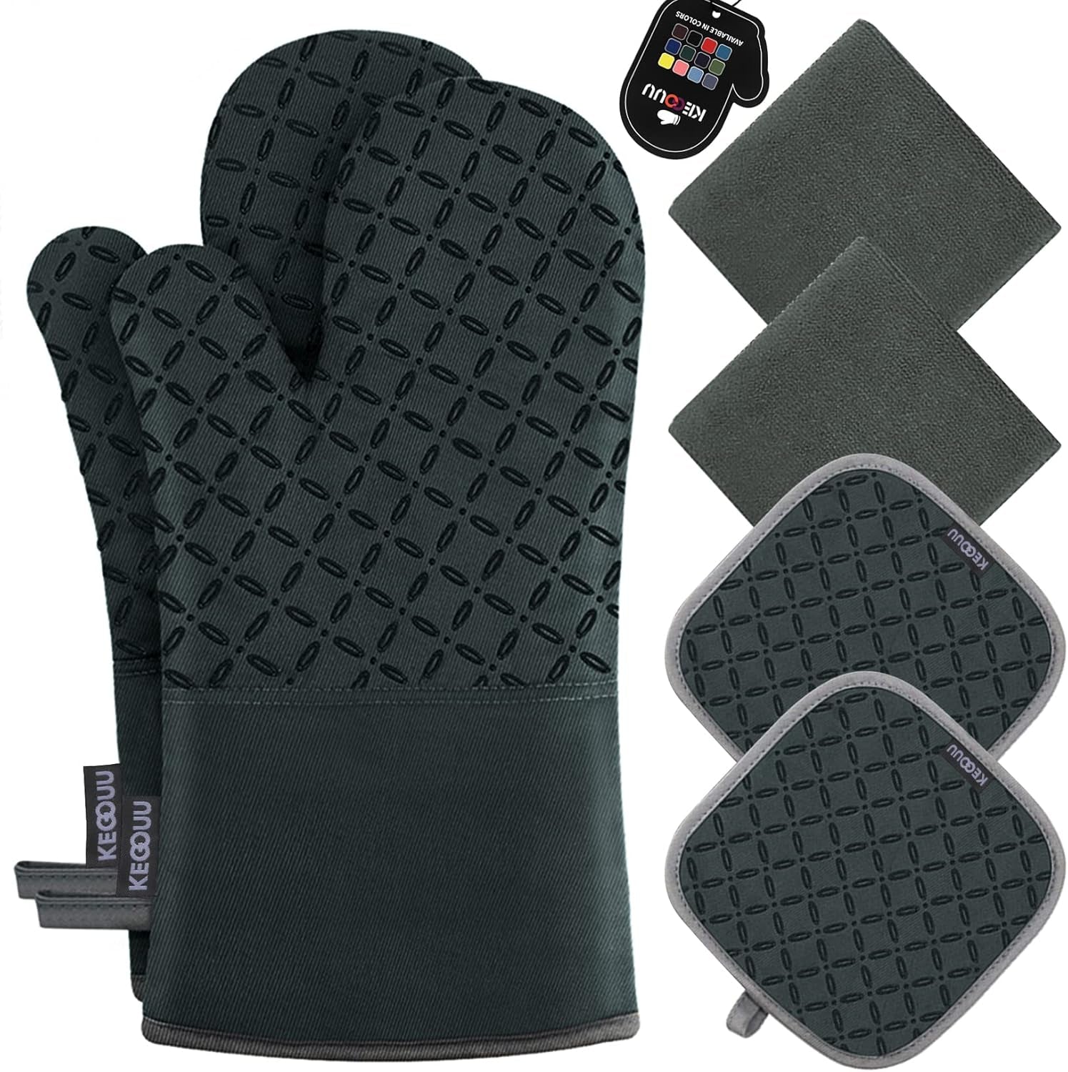 oven-mitts-and-pot-holders-6pcs-set-kitchen-oven-glove-high-heat-resistant-500-degree-extra-long-oven-mitts-and-potholder-with-non-slip-silicone-surface-for-cooking-deep-green