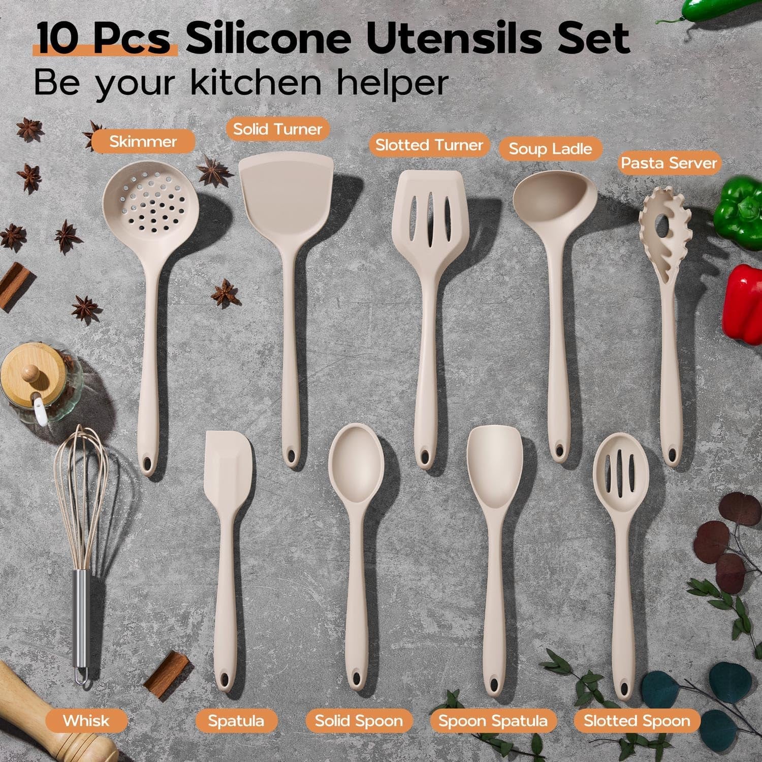 silicone-cooking-utensils-set-of-10-kitchen-utensils-for-nonstick-cookware-heat-resistant-nontoxic-spatula-set-khaki