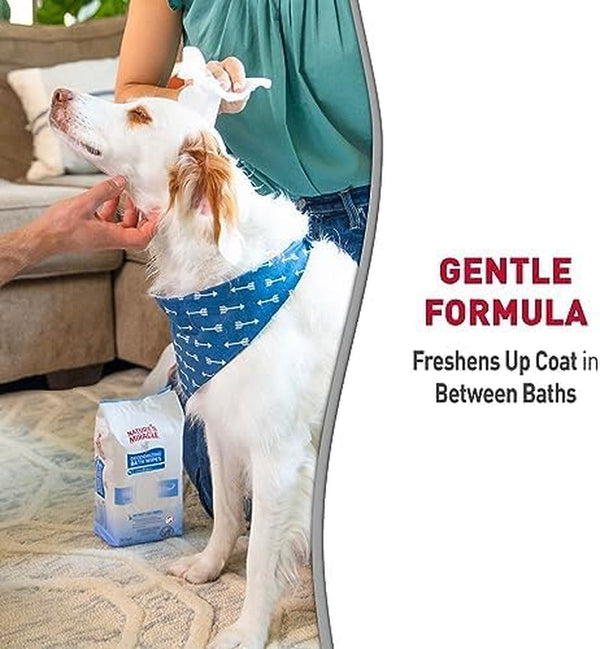 Nature'S Miracle Deodorizing Bath Wipes for Dogs, 100 Count | Neutralize Tough Pet Odors between Baths, Promotes Healthy Skin & Coat, Great for Spot & Paw Cleaning, Sunkissed Breeze Scent5